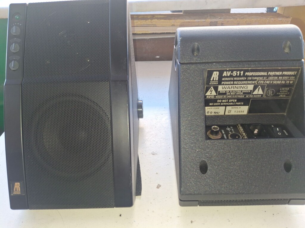 AR ACOUSTIC RESEARCH AV-511 STUDIO REFERENCE SPEAKER 25.000 TL - 7