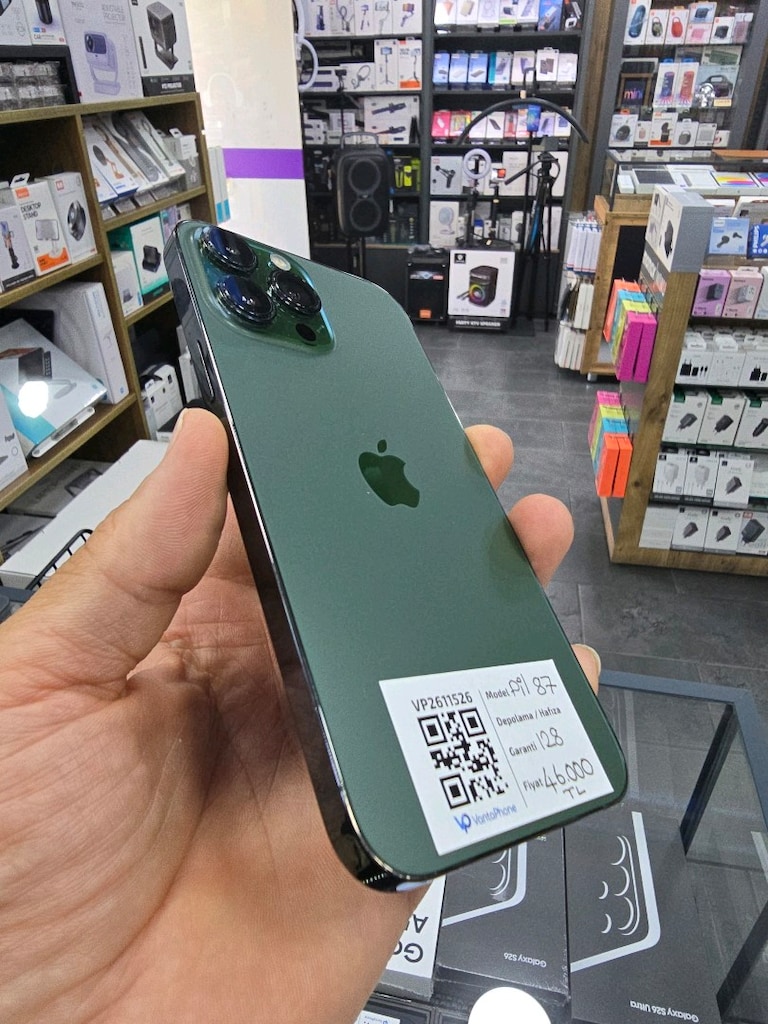 iphone 13 promax 128gb pil 87 takasa açık tertemiz - 4