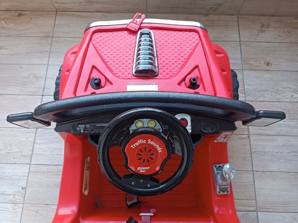 Pilsan Ranger 12 V Uzaktan Kumandalı Akülü Jeep Kırmızı - 4