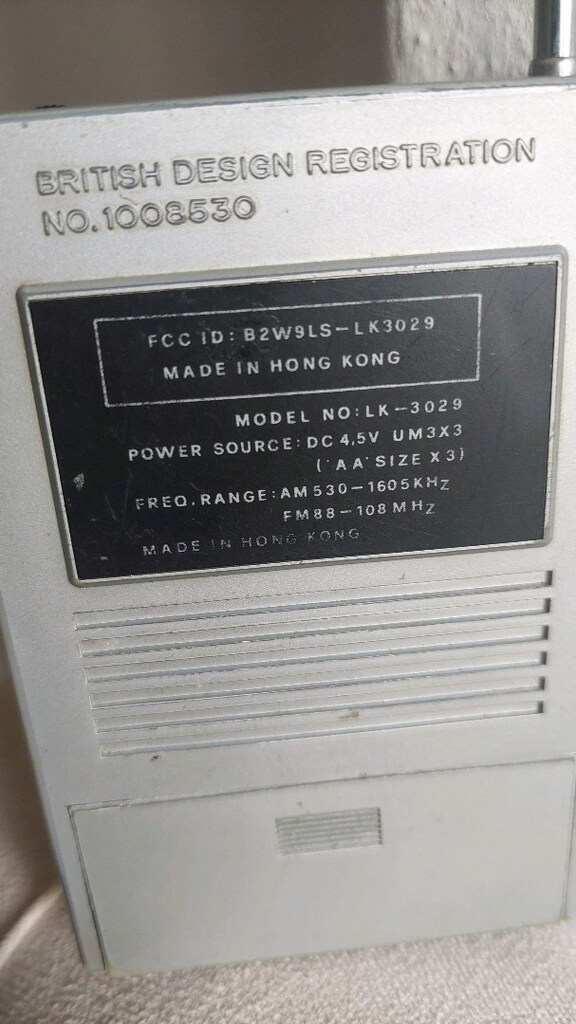 APC MODEL GONG KONG ÜRETİMİ FM BANDTLI RADYO - 5