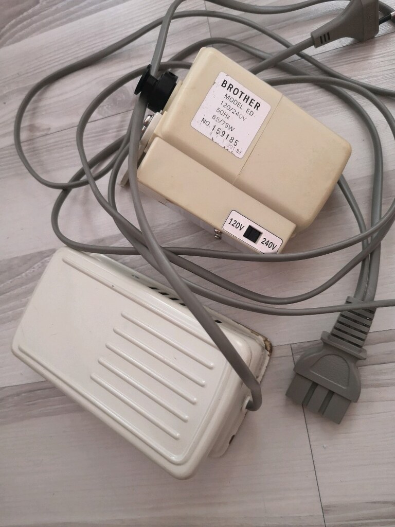 Brother marka orijinal Avrupa ev tipi dikiş makinesi motor ve pedalı. - 20