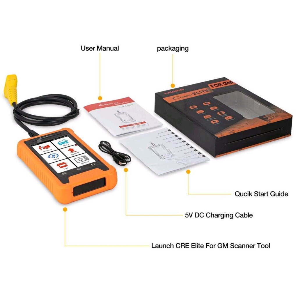 LAUNCH X431 Creader Elite Profesyonel obd cihazı - 7