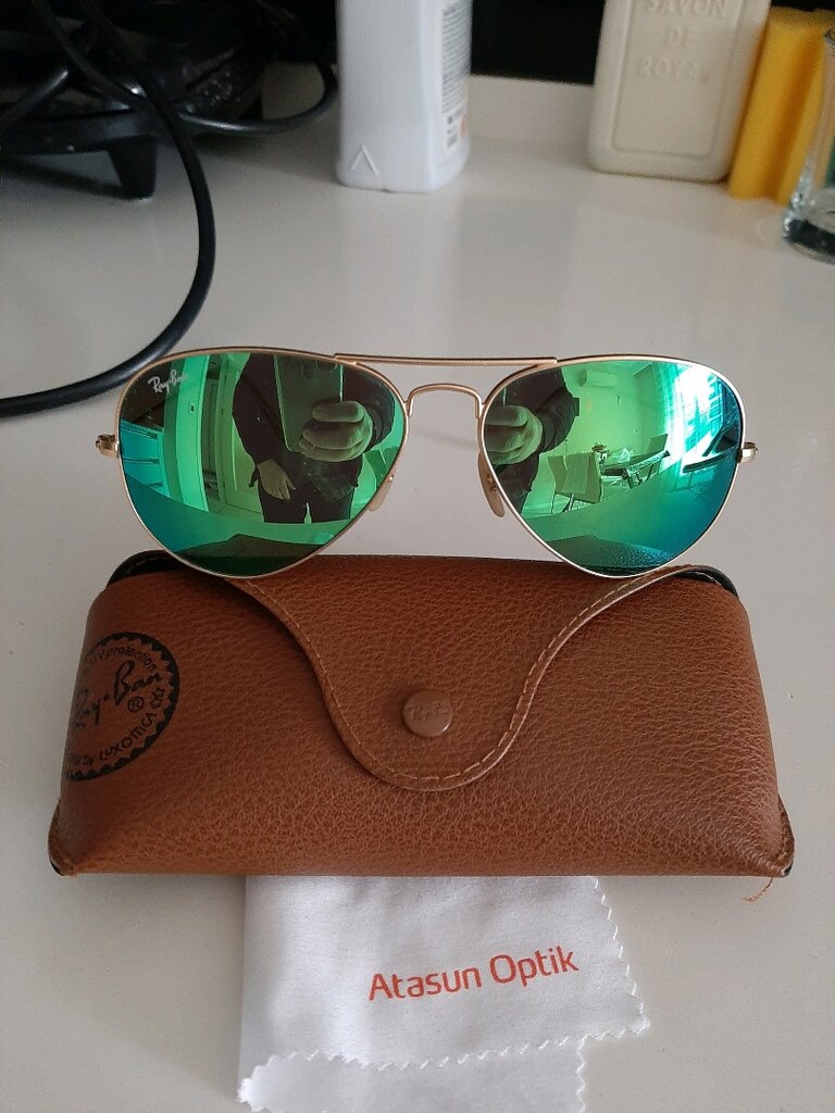 Orjinal Rayban rb3025 aviator large 58/14 güneş gözlüğü - 13