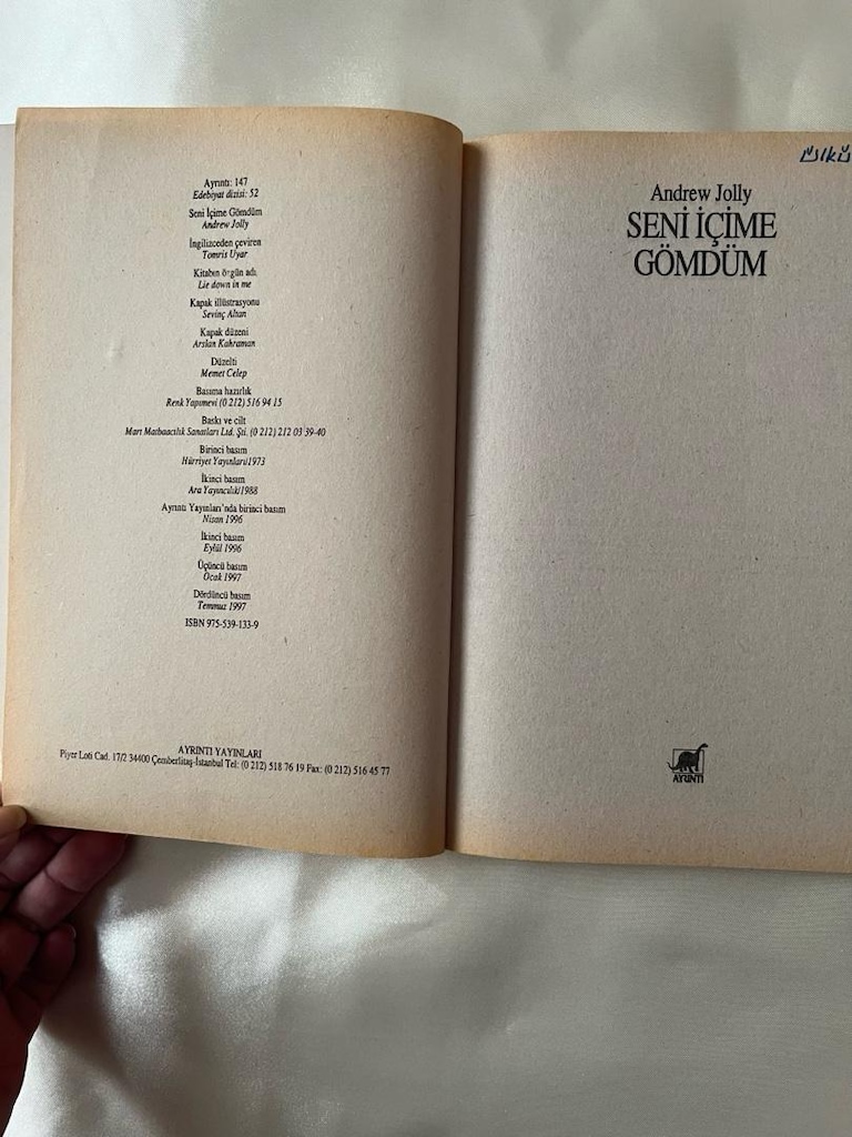 Kitap “Seni İçime Gömdüm” - 6