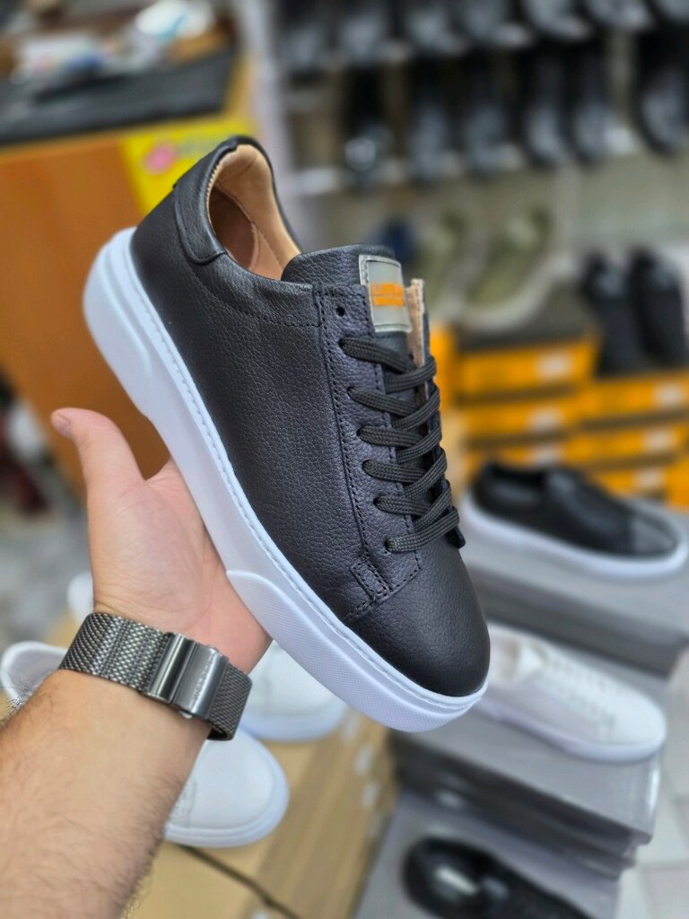 HAKİKİ DERİ LUFİAN SNEAKER AYAKKABI - 4