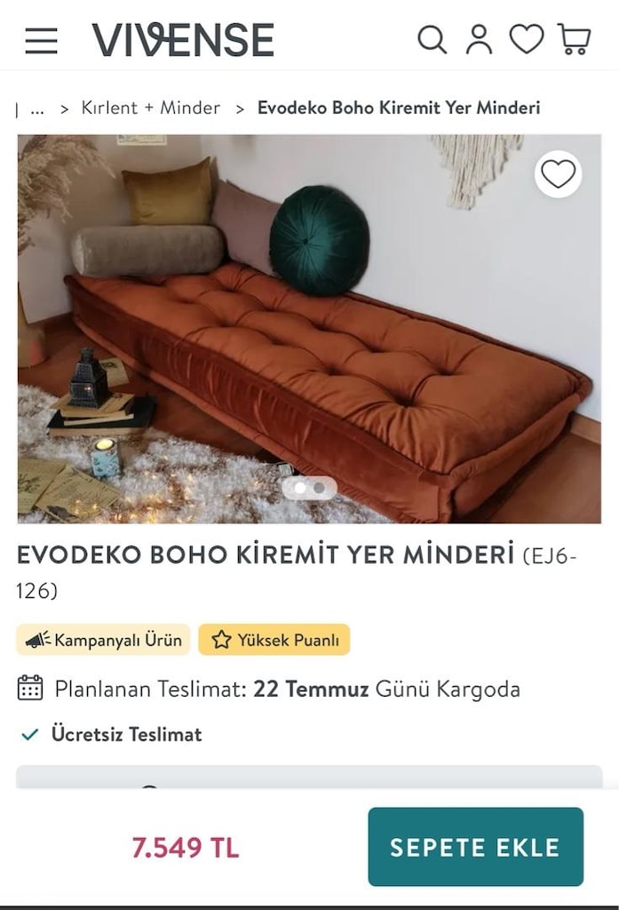 yeni sorunsuz vivense minder