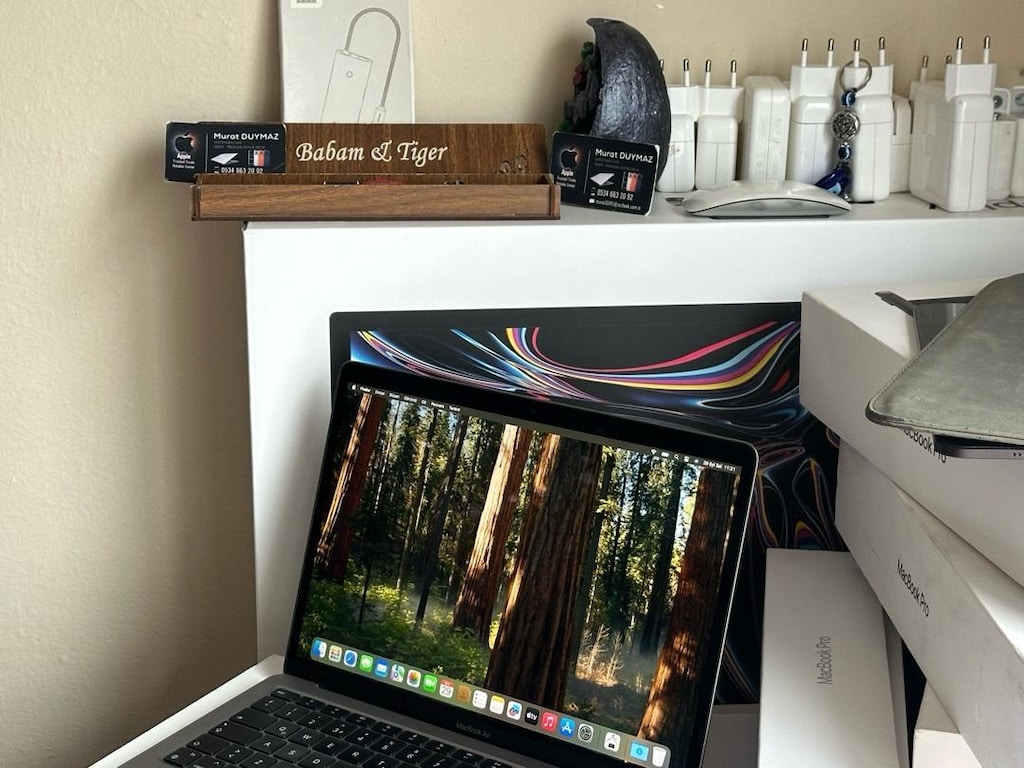 Macbook air M1 çipli özel üretim 512 gb ssd 16 gb ram pil devir 1 - 6
