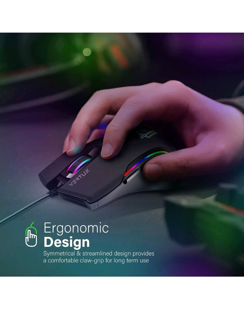 Vertux Oyuncu Mouse GameCharged - 5