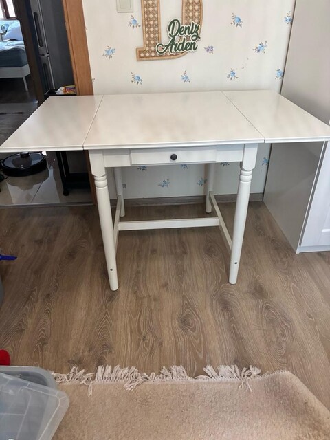IKEA INGATORP masa - 2 adet TERJE sandalye Takım