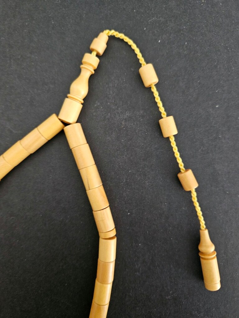 Kesme Model Şimşir Ağacı Tespih - 8
