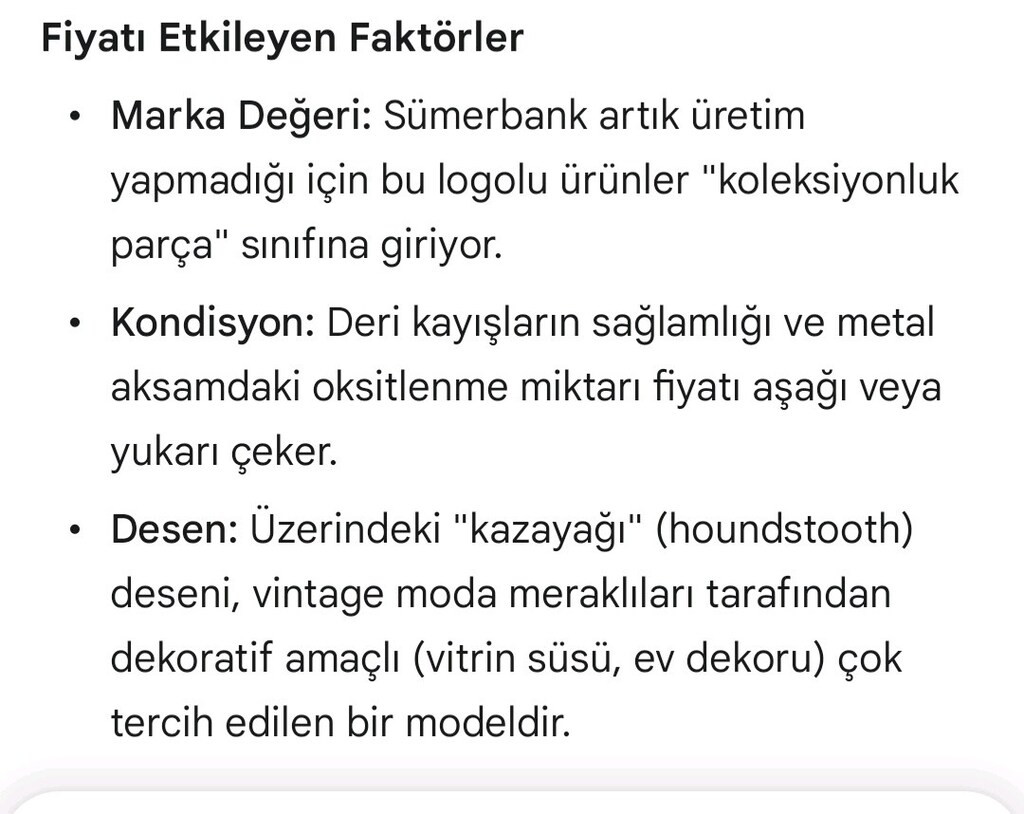 Sümerbank antika bavul. Kaz ayağı desenli. Anahtarı mevcut. - 19