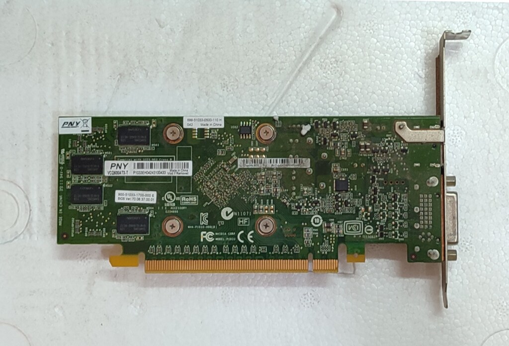 NVIDIA QUADRO 600 1 GB 128 BIT DISPLAYPORT+DVI EKRAN KARTI SORUNSUZ - 2