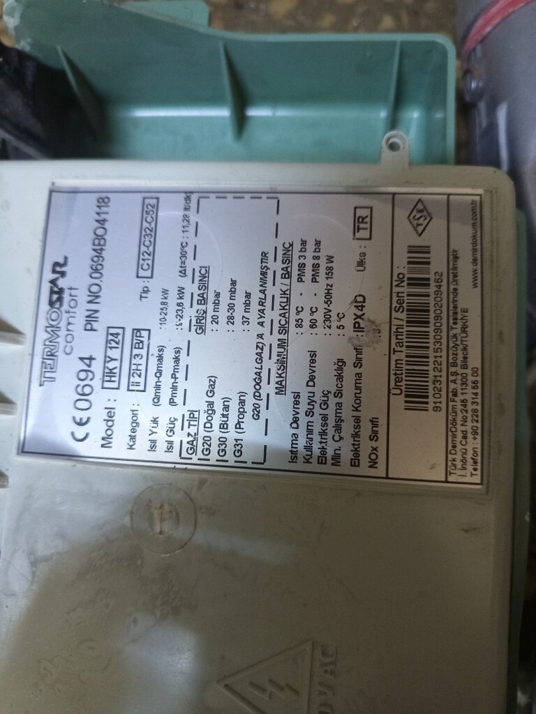 DemirDöküm termostar hermetik kombi parçaları - 2