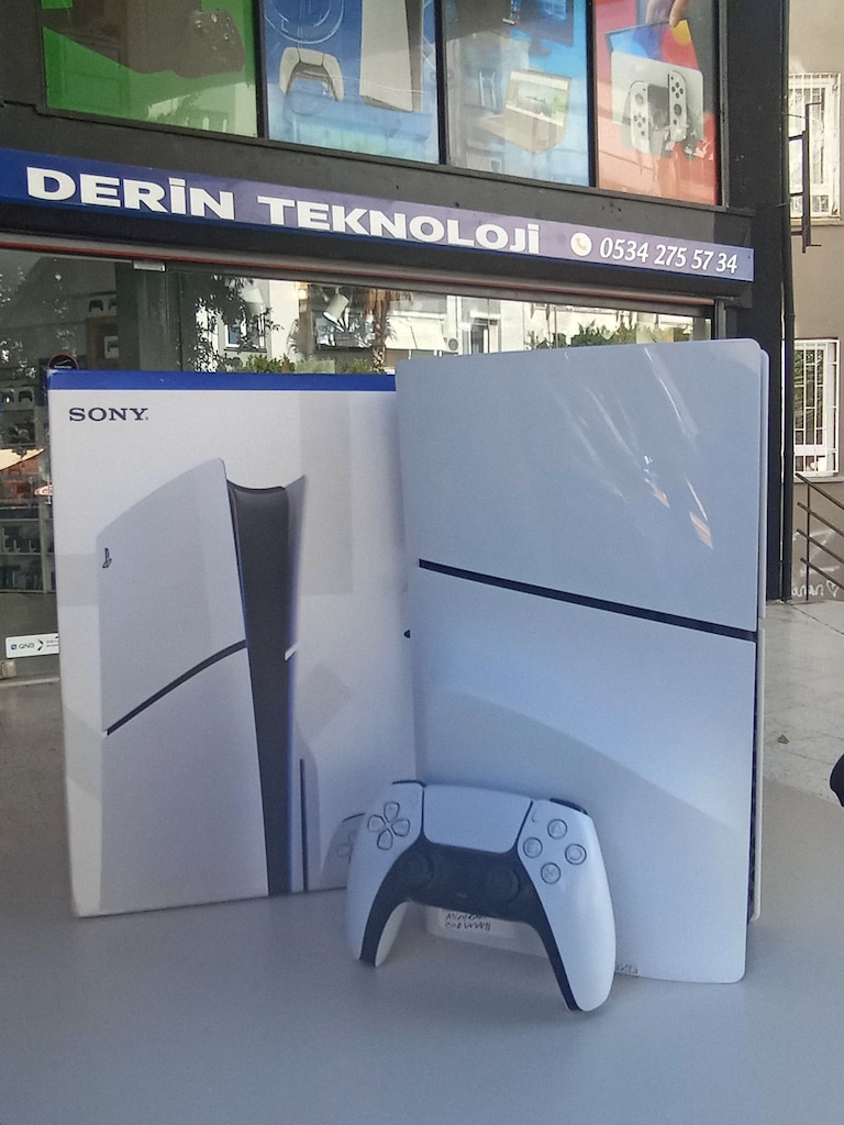 PS3-PS4 TAKASLI PS5 SLİM CD.Lİ SÜRÜM 1TB 1KOL 6 AY GARANTİLİ FULL SET - 2
