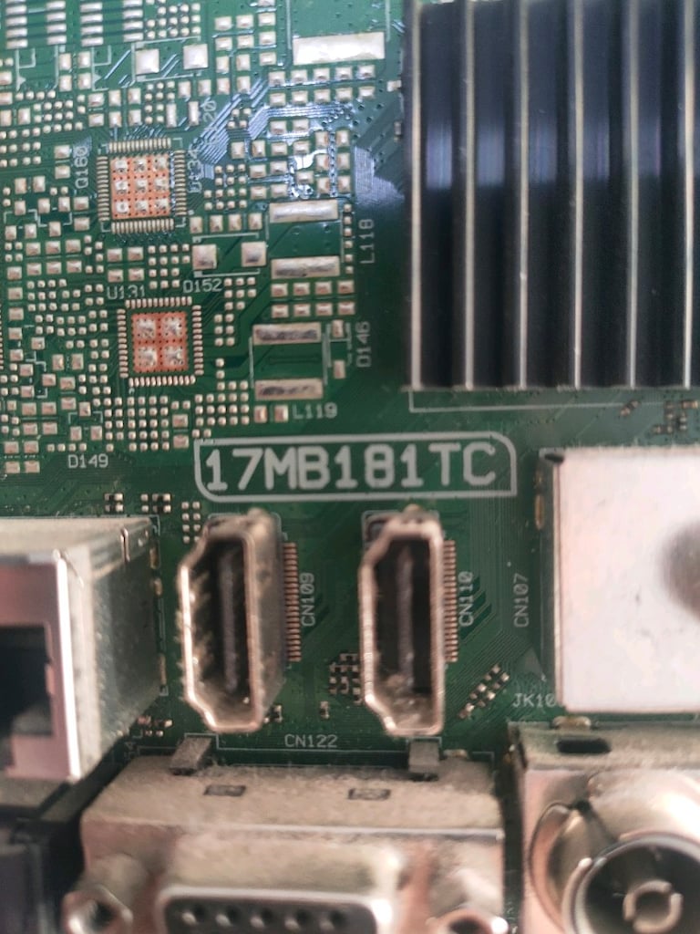 TOSHİBA 43LL2C63DT (17MB181TC) 23722594 anakart mainboard - 2