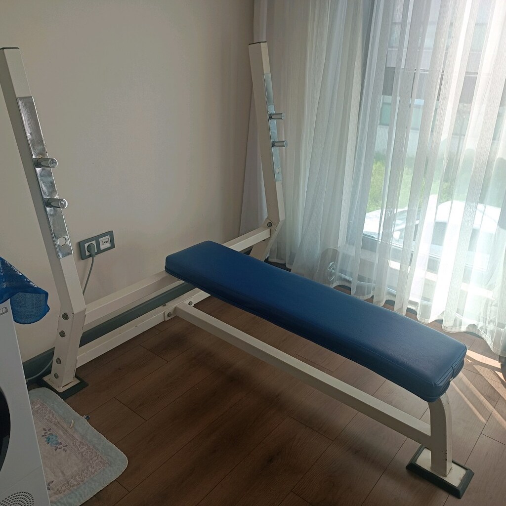 Profesyonel olimpik bench sehpası, fitness ağırlık sehpası. - 7