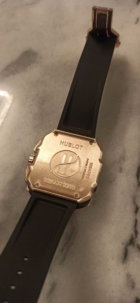 hublot fonksiyonlu takvimli çelik kasa silikon kordon pilli kol saati - 7