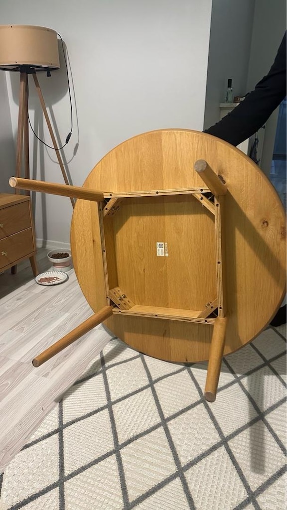 ikea masa yuvarlak yeni - 8