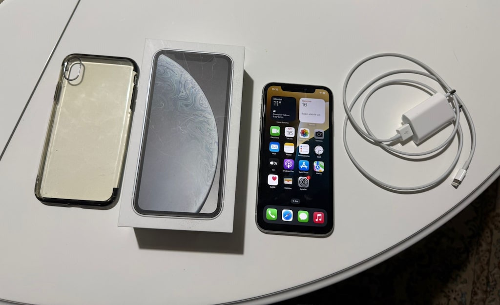 İphone XR Apple Beyaz, Kutulu indirimli en iyi kalite indirimli - 5