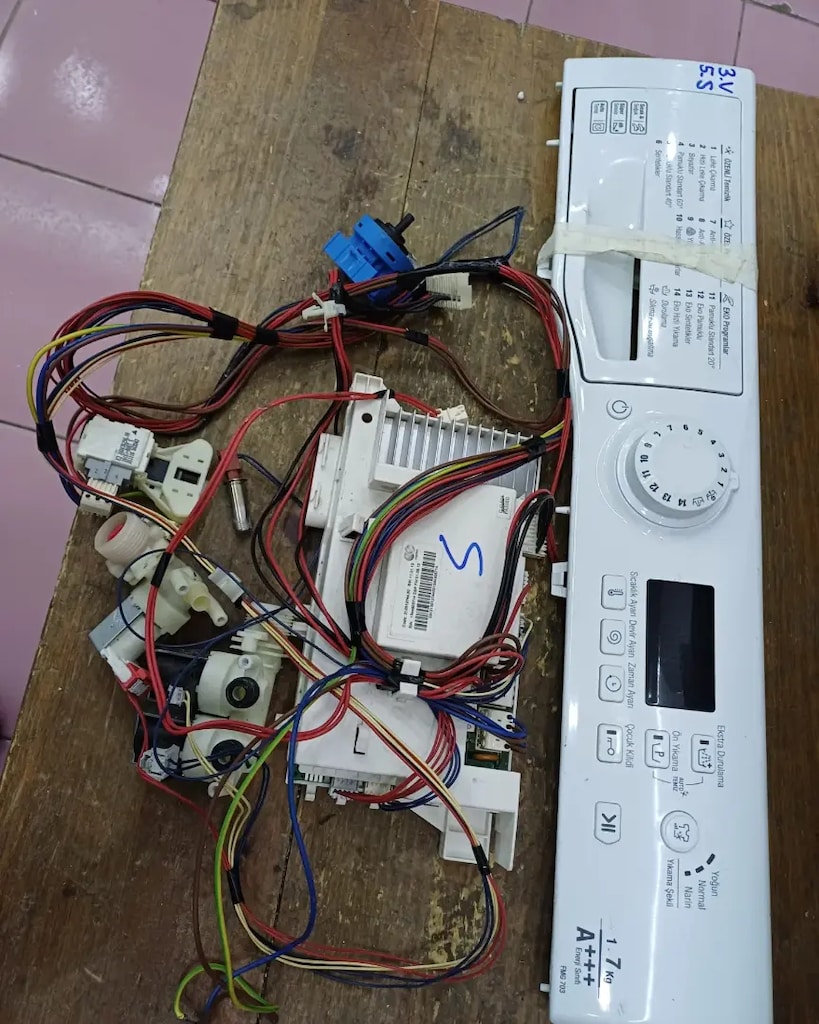 Hotpoint Arıston 7kg Çamaşır makinesi Anakart FMG 703 - 2