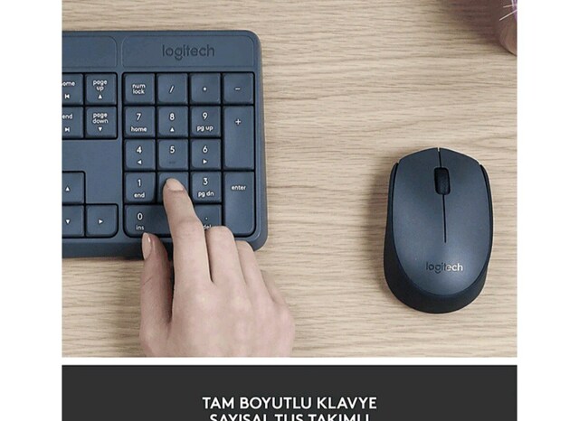 Logitech kablosuz klavye ve mouse