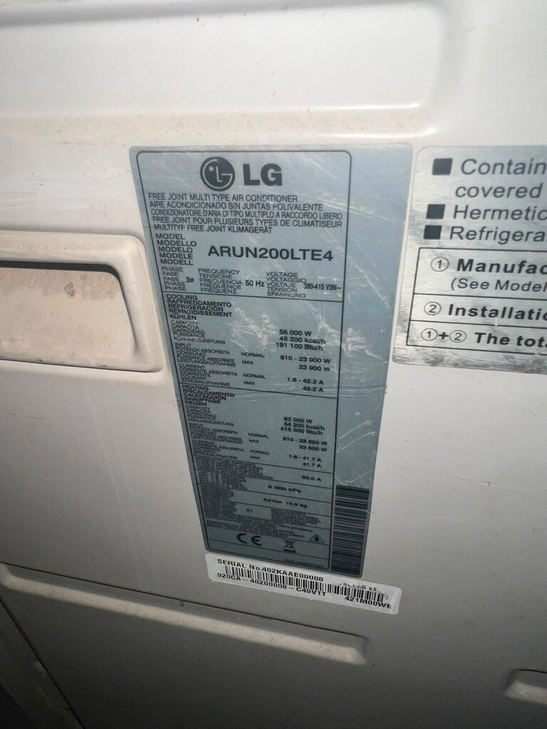 LG yüksek statik klima - 2