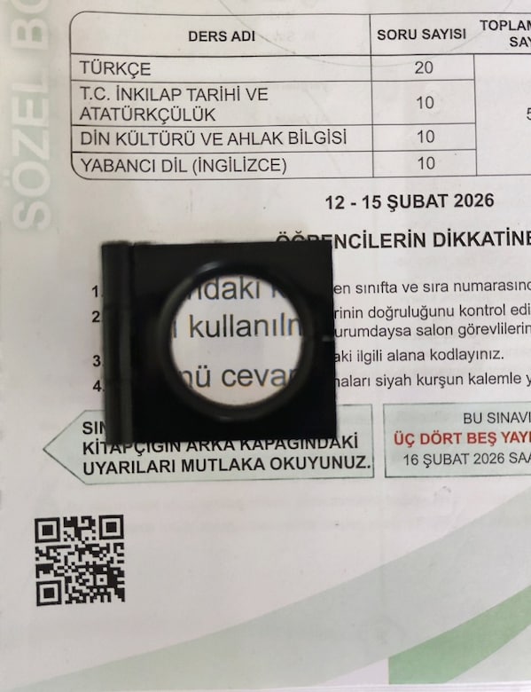 Vision Plastik Katlanabilir 10X-28mm Lup Masaüstü Büyüteç - 23