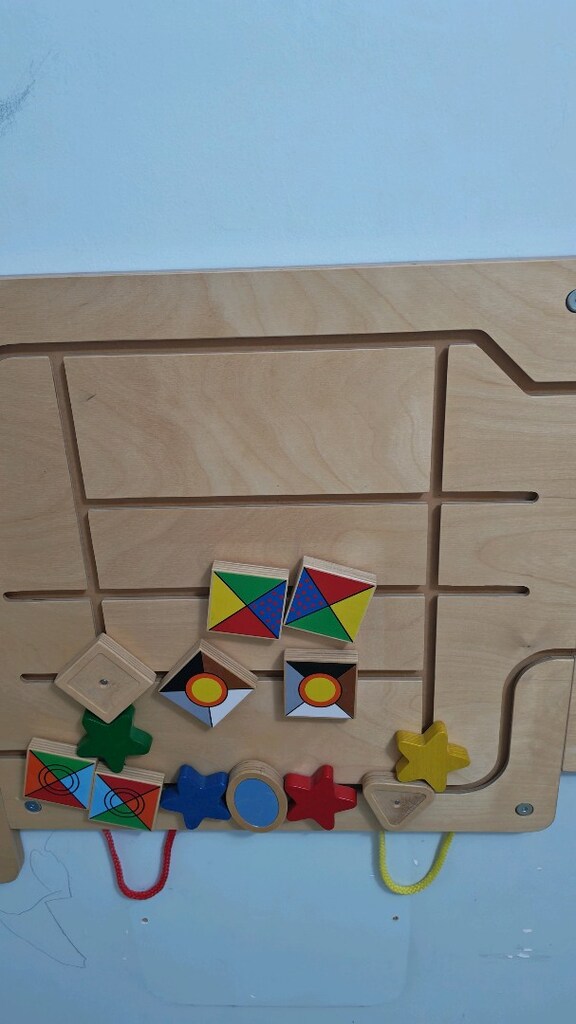 olifu marka ahşap duvar puzzle oyuncağı - 3