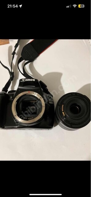 Canon eos 1100D 18-55 kit lens ve aksesuarları