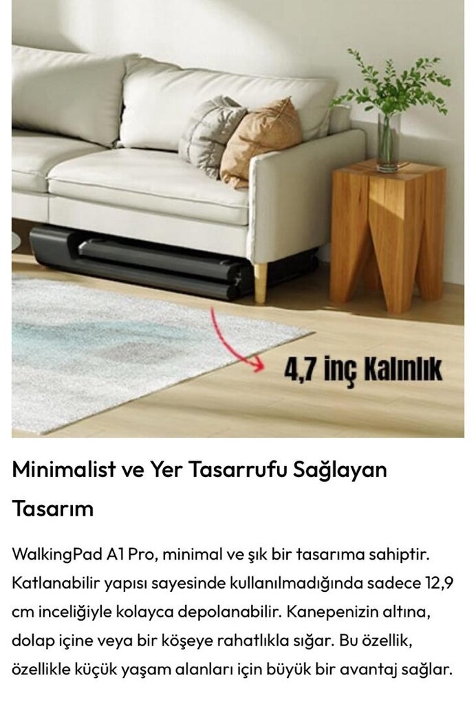 Katlanabilir Koşu Bandı - Ev Kullanımı - 3