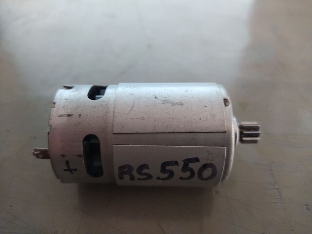 RS-550 14.4V Matkap Tipi Güçlü DC Motor (9 Diş Pinyon,Videolu)