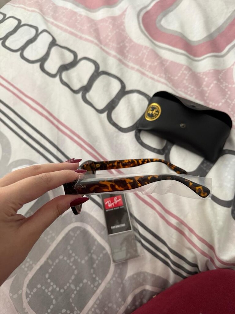 RayBan Leopar Desenli Gözlük - 4