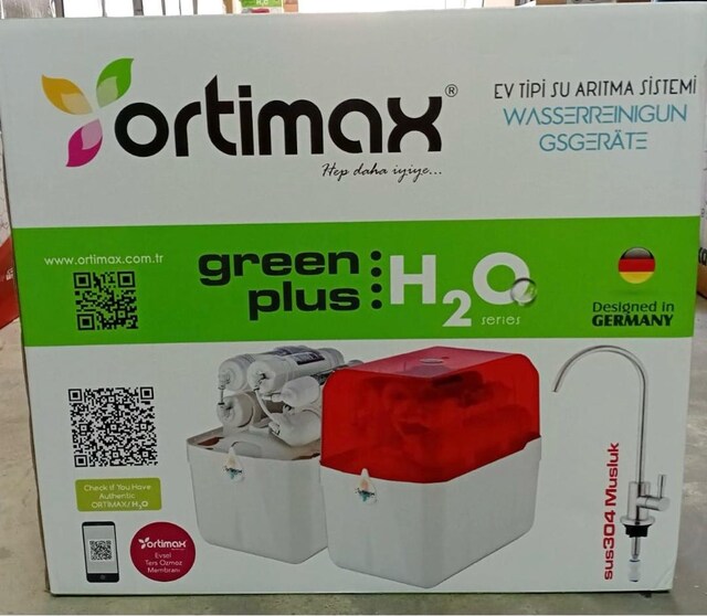 SIFIR ORTİMAX Green Plus Pompasız | SUS304 Musluk Alman tasarım