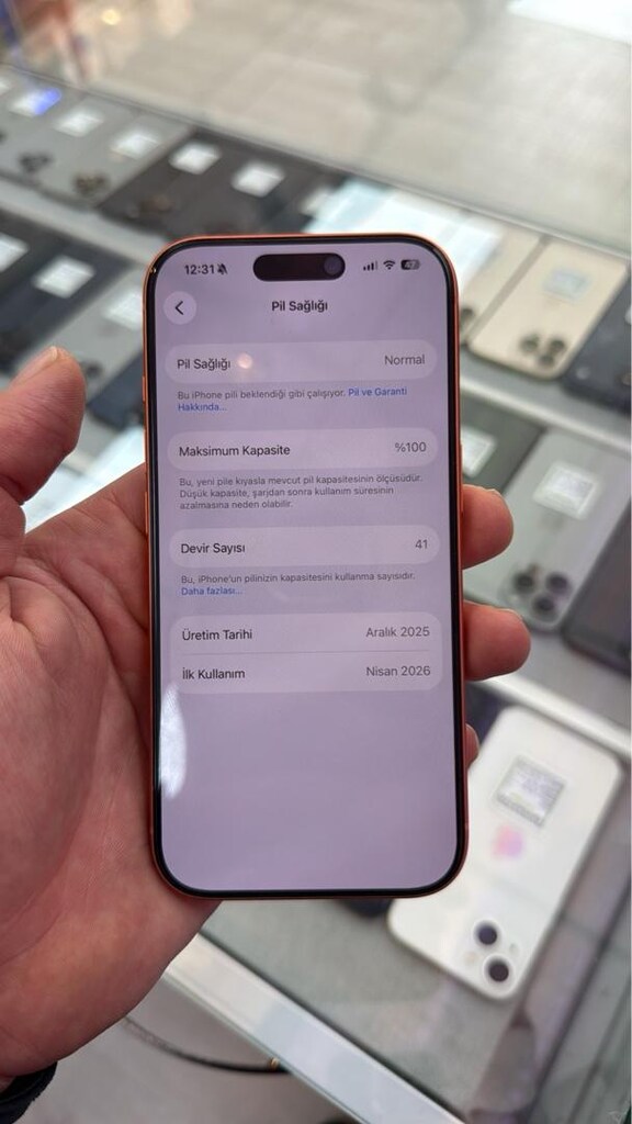 İPHONE 17 PRO NOKTA HATASIZ PİL DURUMU 100 23 AY GARANTİLİ - 6