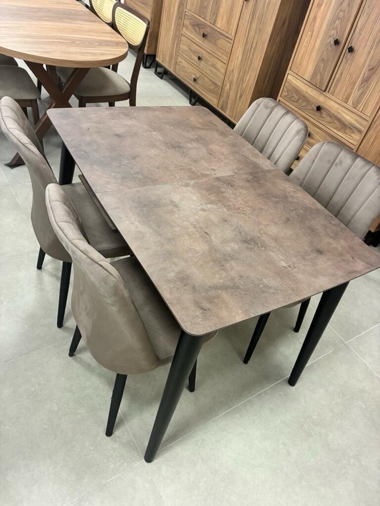yemek masası takımı mdf açılır masa - 2