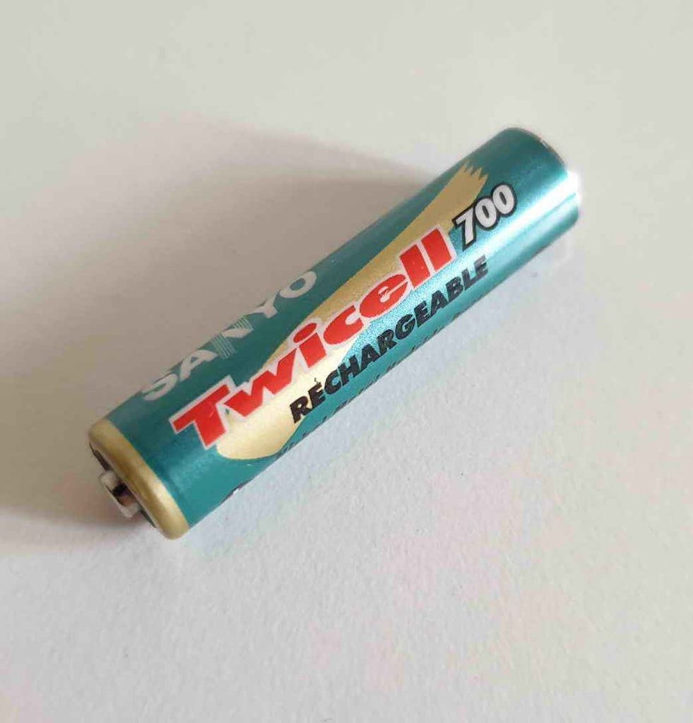 Sanyo 700 mah AAA ince kalem Şarjlı Pil - 4