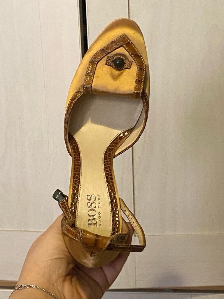 Orjinal HUGO BOSS Topuklu Deri Ayakkabı - 30