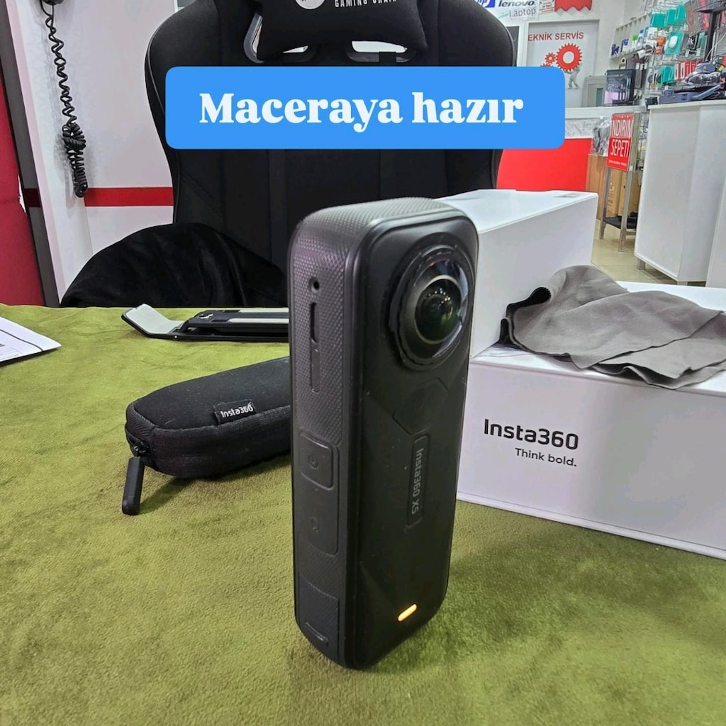 INSTA360 X5 AKSİYON KAMERA Temiz ve sorunsuz durumda! Macer - 4