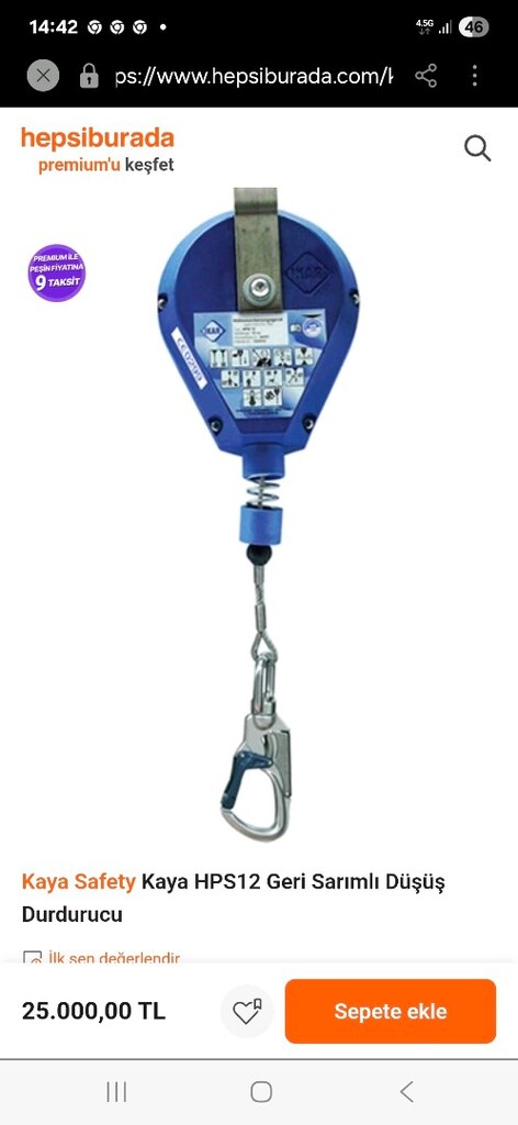 Geri Sarımlı Düşüş Durdurucu - 3