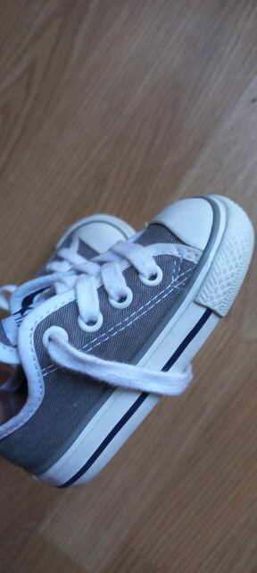 ORİGİNAL CONVERSE GRİ RENK BEBEK AYAKKABISI 20 no - SFR GİBİ