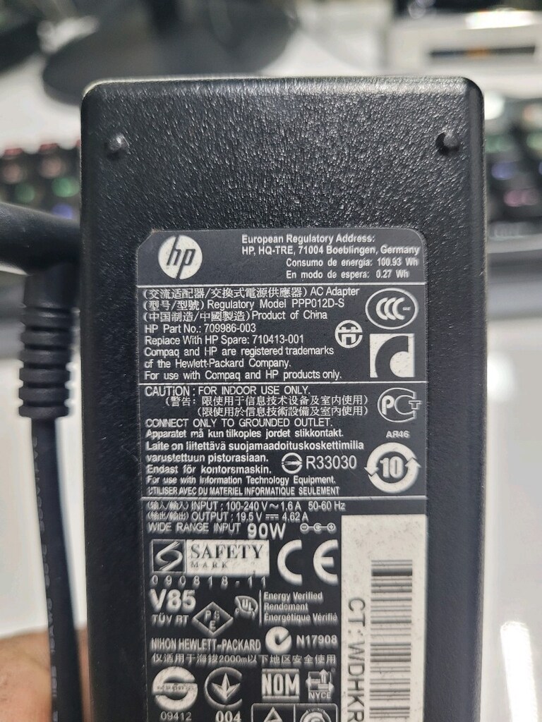 HP 90 watt orjinal mavi uç adaptör - 2