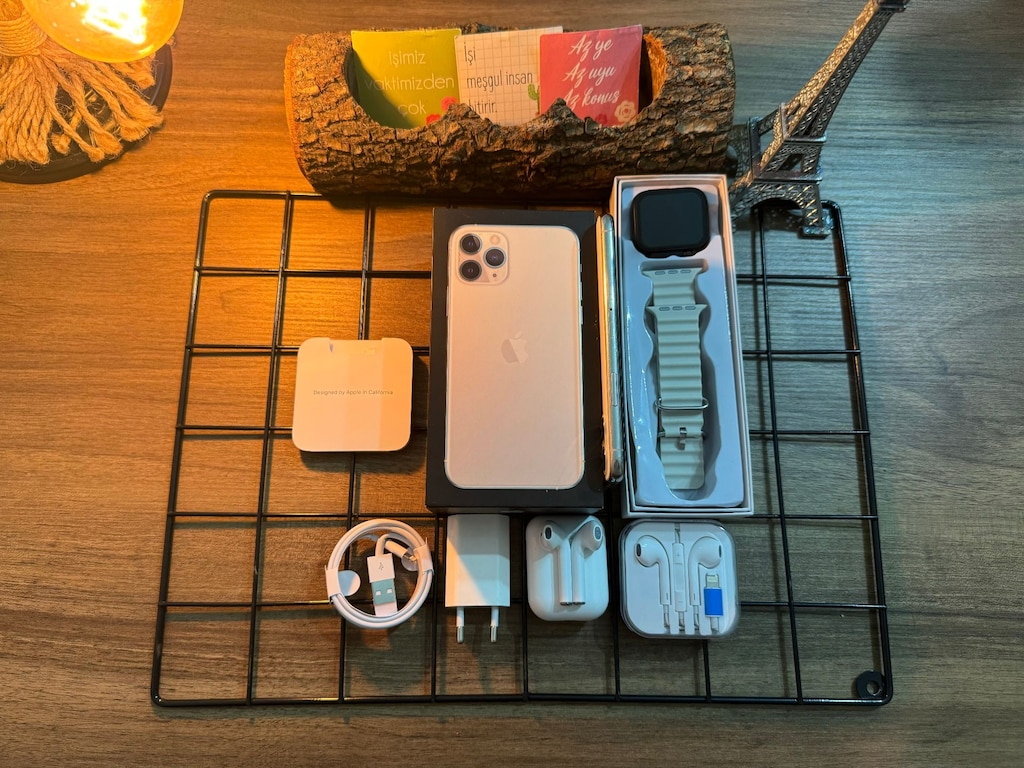 FULL AKSESUARLI 256 GB İPHONE 11 PRO WHİTE - 6
