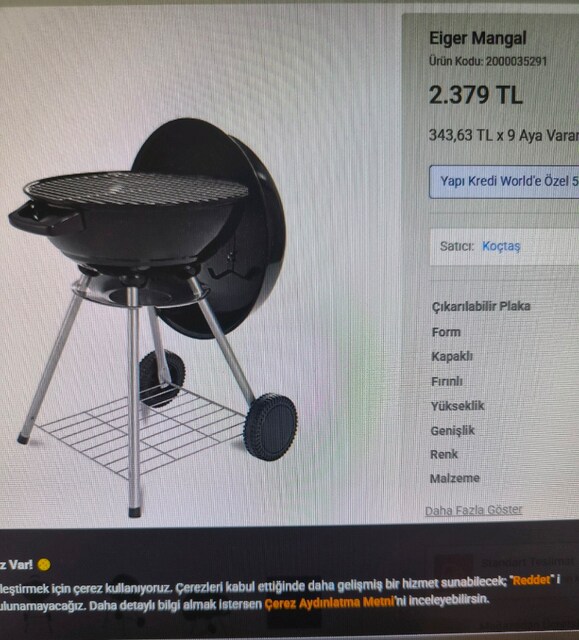 Eiger Barbekü Mangal