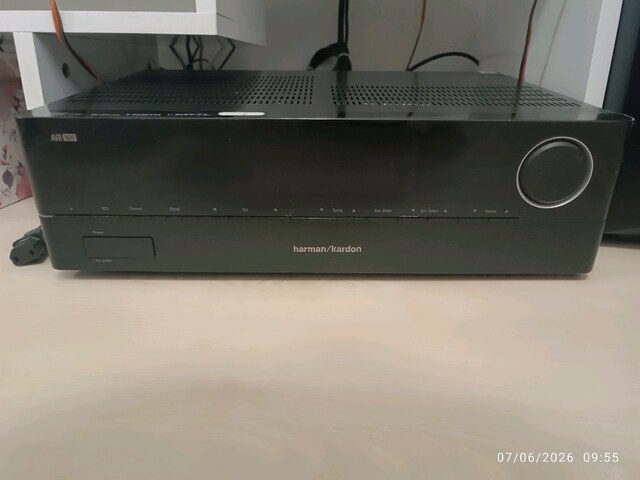 harman kardon avr 161s ev sinema sistemi ve yamaha ns-sw300 subwoofer