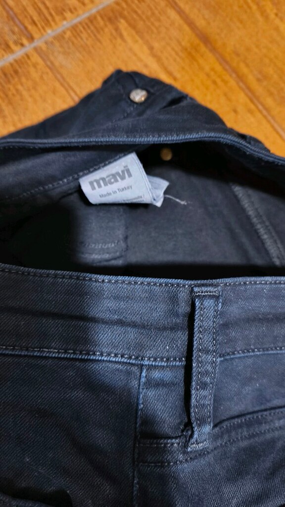 Mavi jeans kadın likralı pantolon..Çok az solma.. - 5