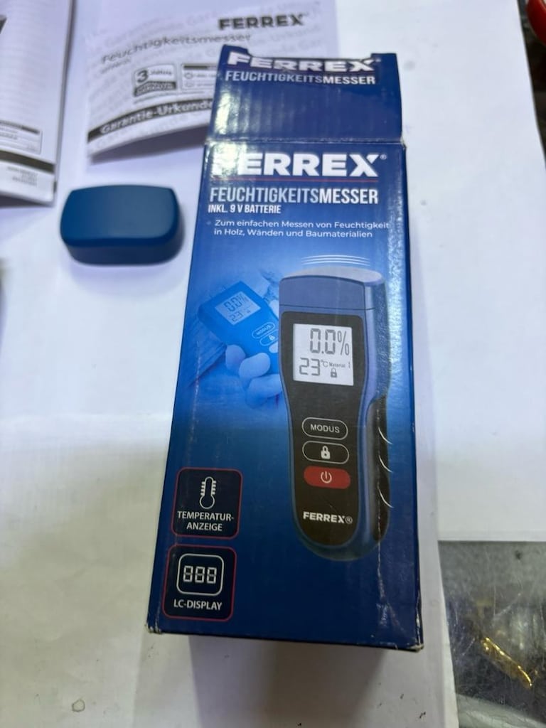 Ferrex GT-FM-05 Dijital Ahşap Beton Duvar Nem Ölçer - 6