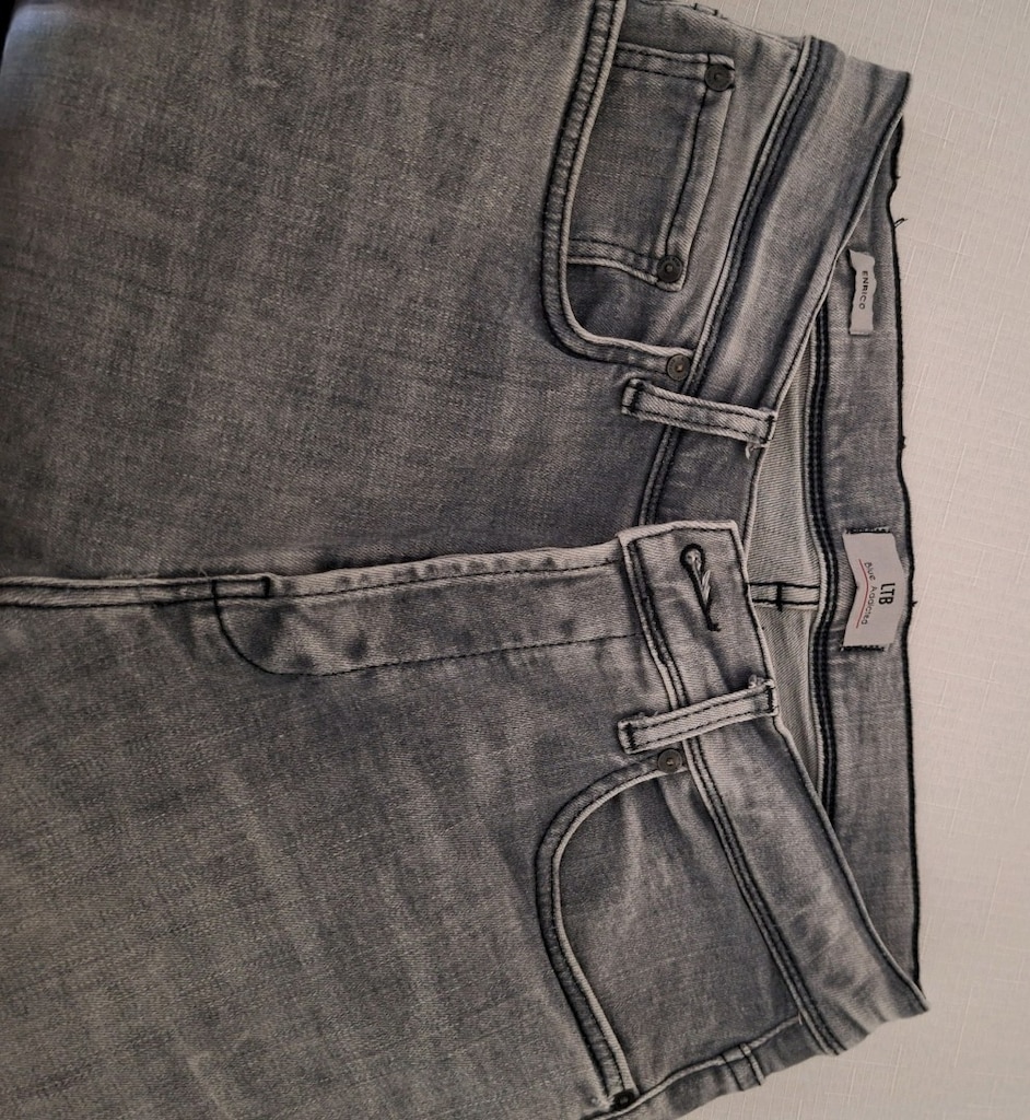 Erkek Gri Kot Pantolon - 3
