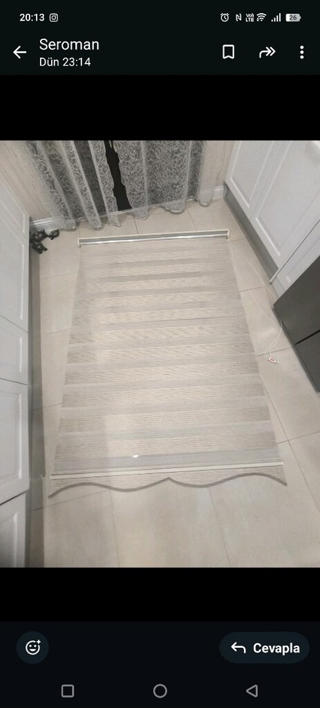 BEJ RENGİ ZEBRA STOR - 2