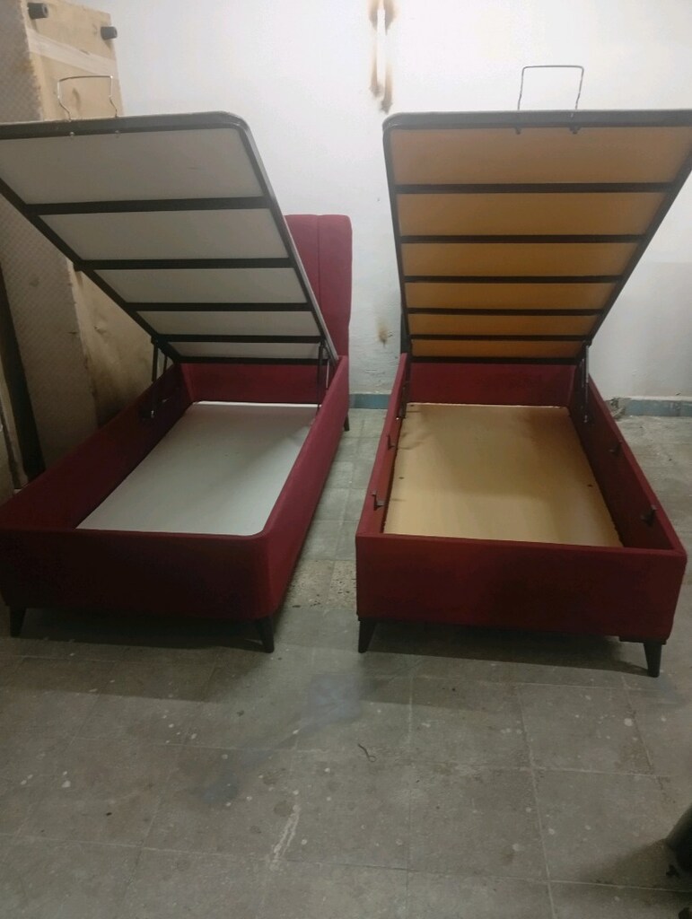 satılık 2 tane tek kişilik baza başlık vd yatak - 8