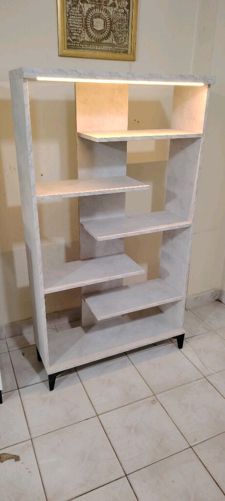 Sıfır modern kitaplık LED ışık kumandalı - 2